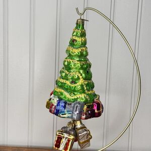 Christopher Radko 2002 Christmas Tree Fantasy Ornament Dangling Presents Gifts